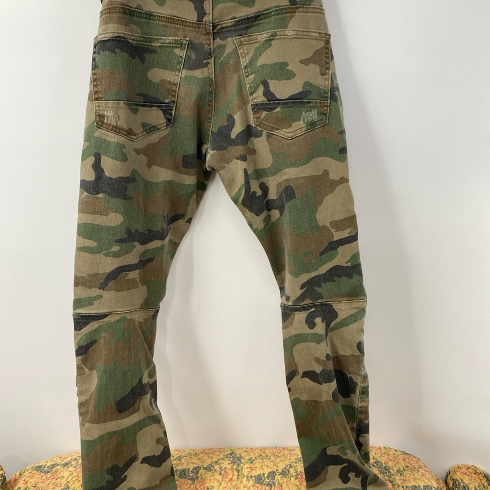 Camo Distressed Patchwork Jeans - image 8